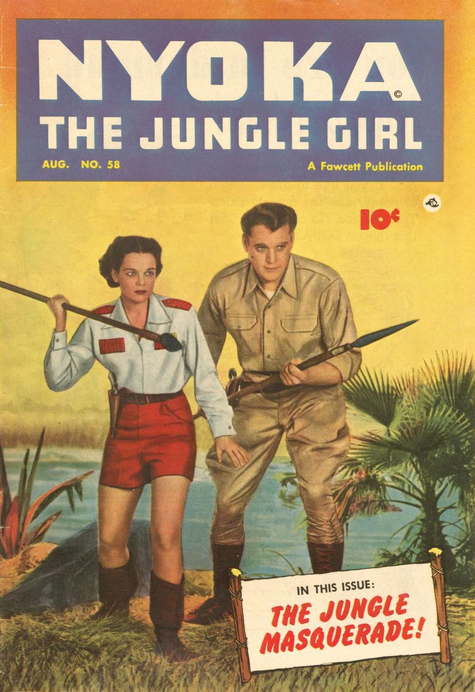 Book Cover For Nyoka the Jungle Girl 58 - Version 2
