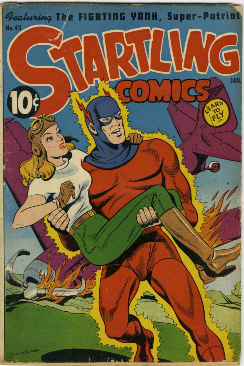 Comic Book Cover For Startling Comics 43