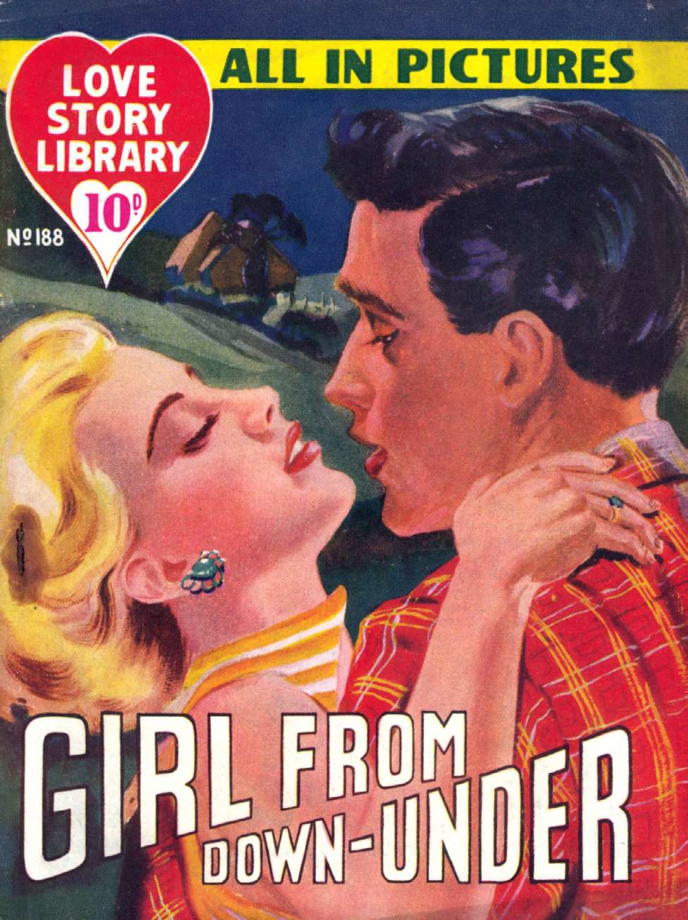 Book Cover For Love Story Picture Library 188 - Girl From Down Under