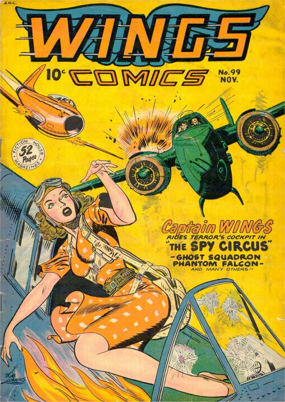 Comic Book Cover For Wings Comics 99
