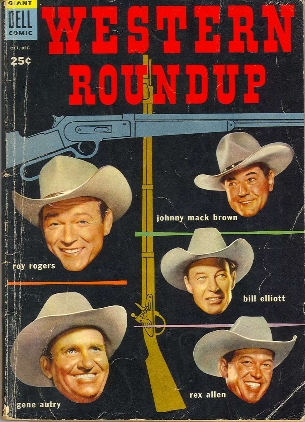 Comic Book Cover For Western Roundup 08 (inc)