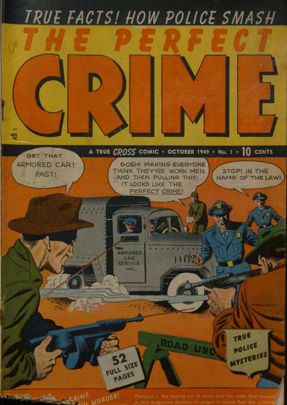 Comic Book Cover For The Perfect Crime 1