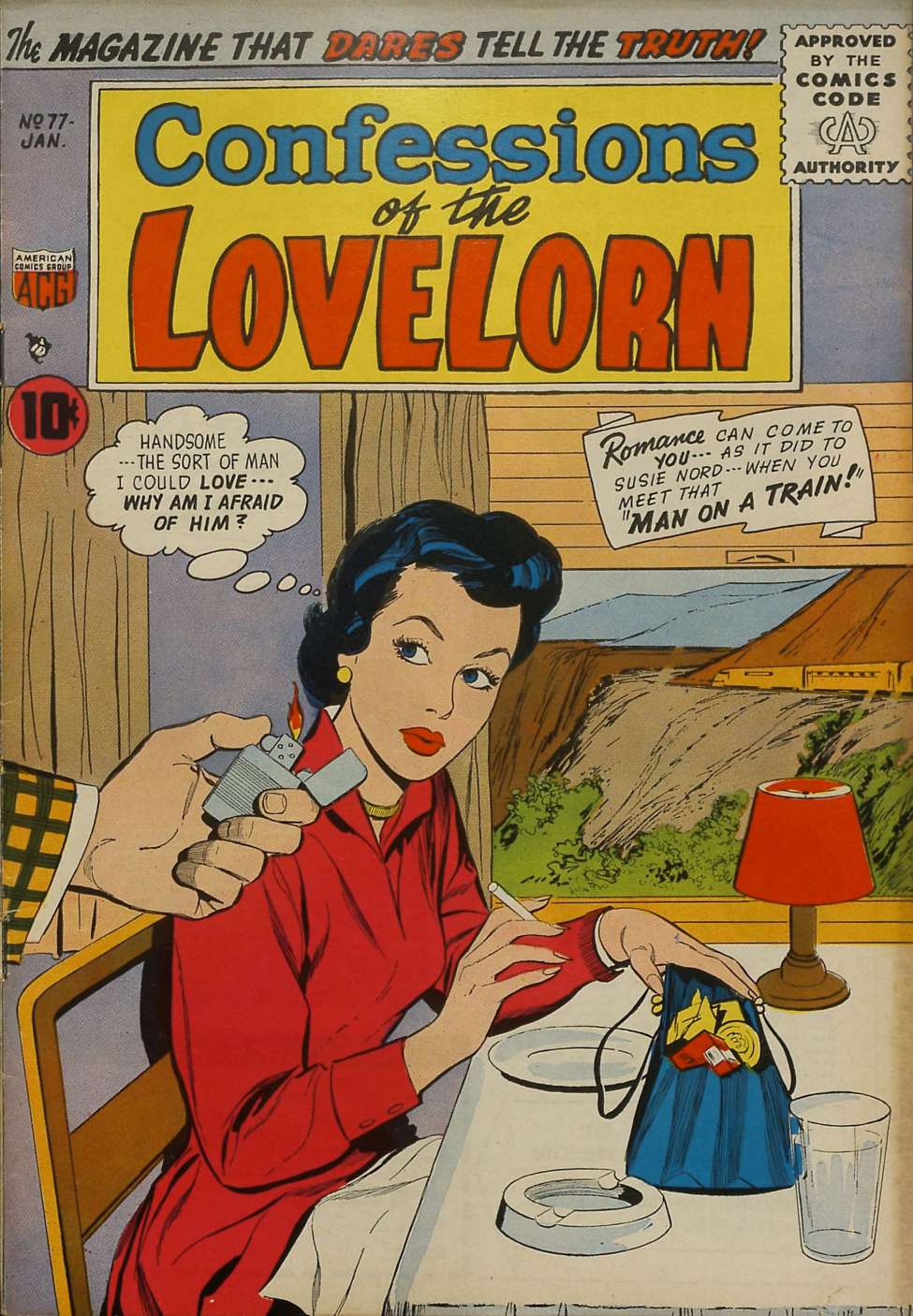 Comic Book Cover For Confessions of the Lovelorn 77