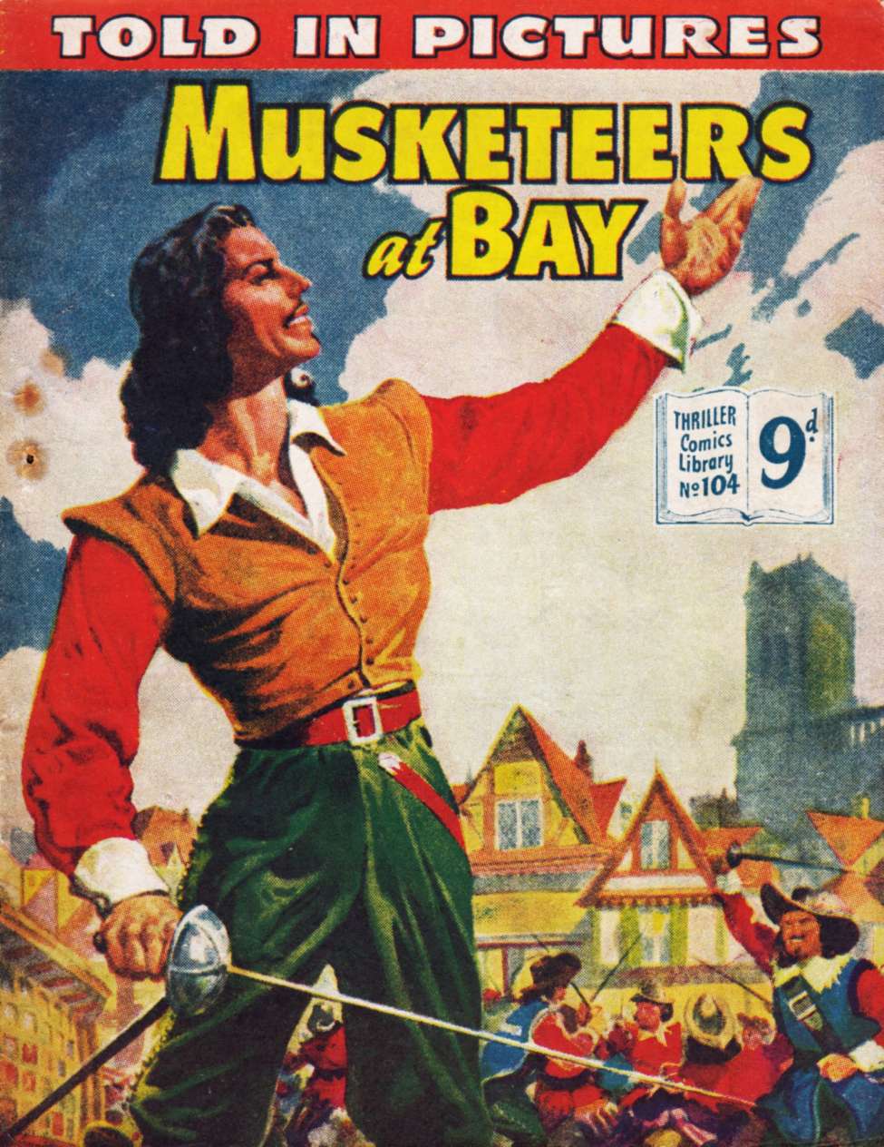 Book Cover For Thriller Comics Library 104 - Musketeers at Bay