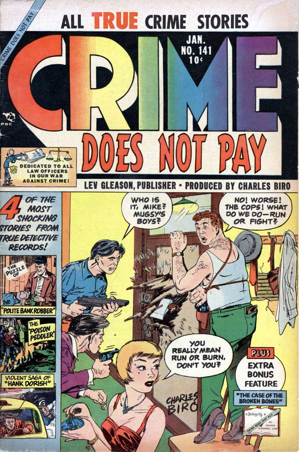 Comic Book Cover For Crime Does Not Pay 141