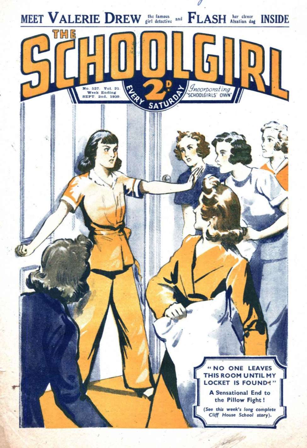 Comic Book Cover For The Schoolgirl 527