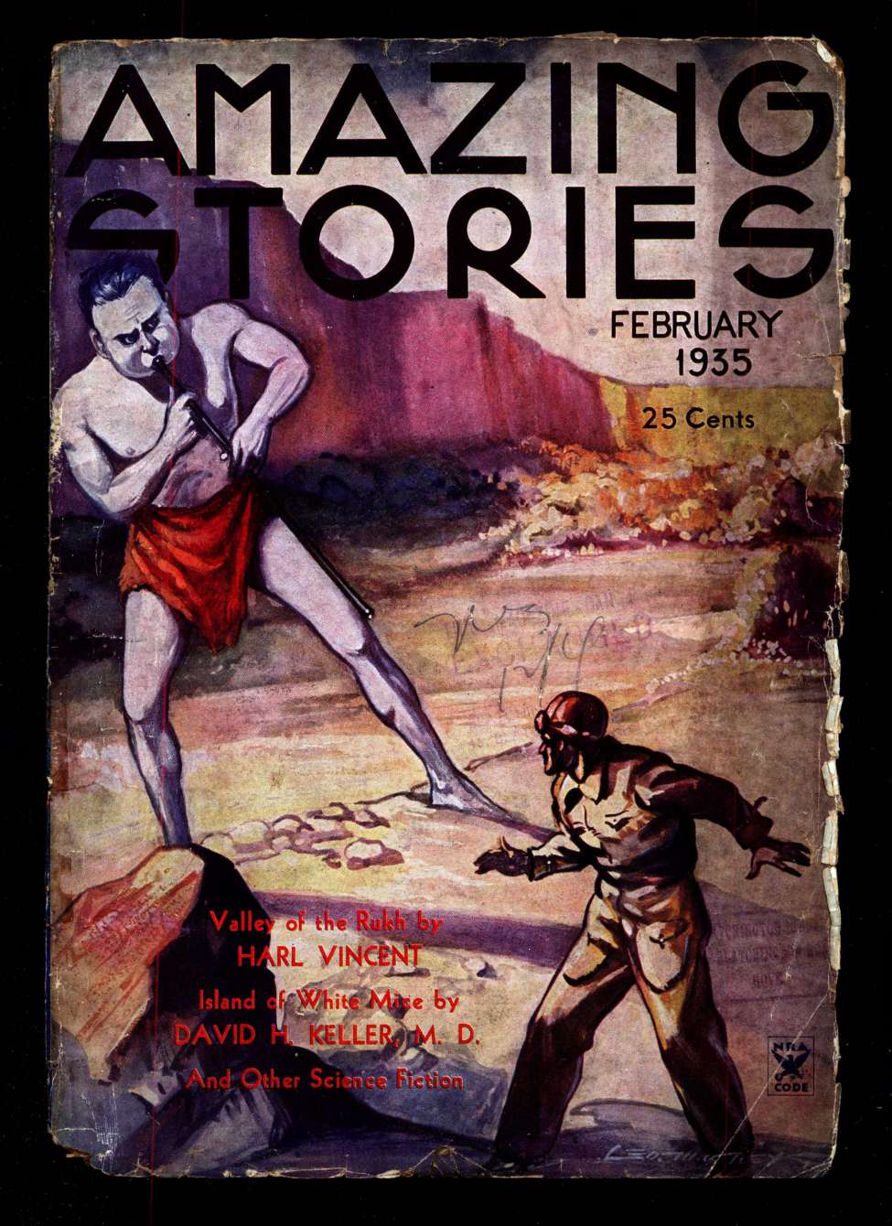 Book Cover For Amazing Stories v9 10 - Valley of Rukh - Harl Vincent