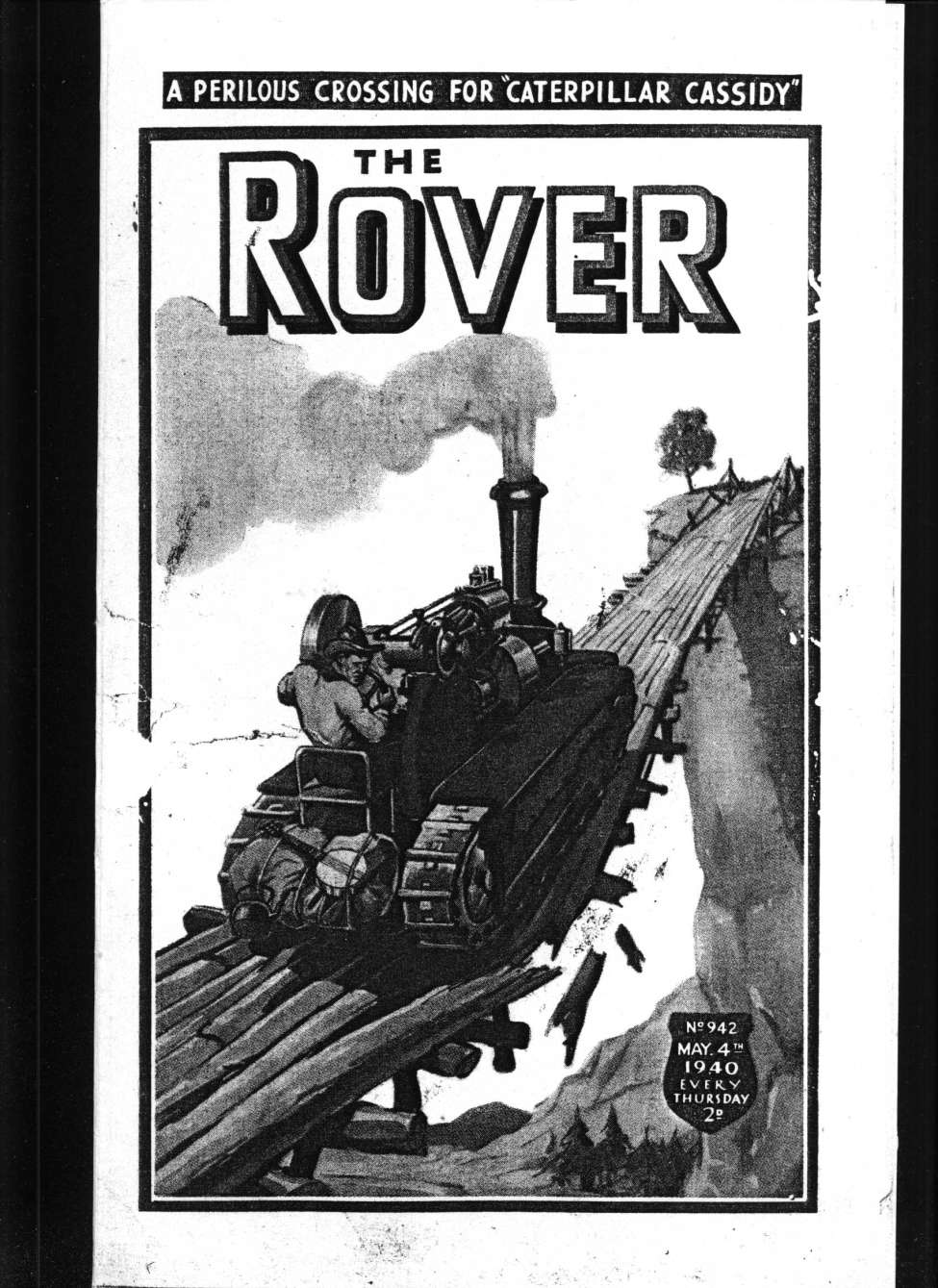 Comic Book Cover For The Rover 942
