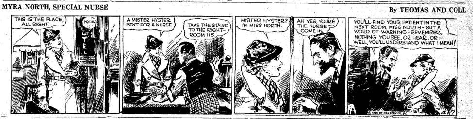 Comic Book Cover For Myra North, Special Nurse 1936