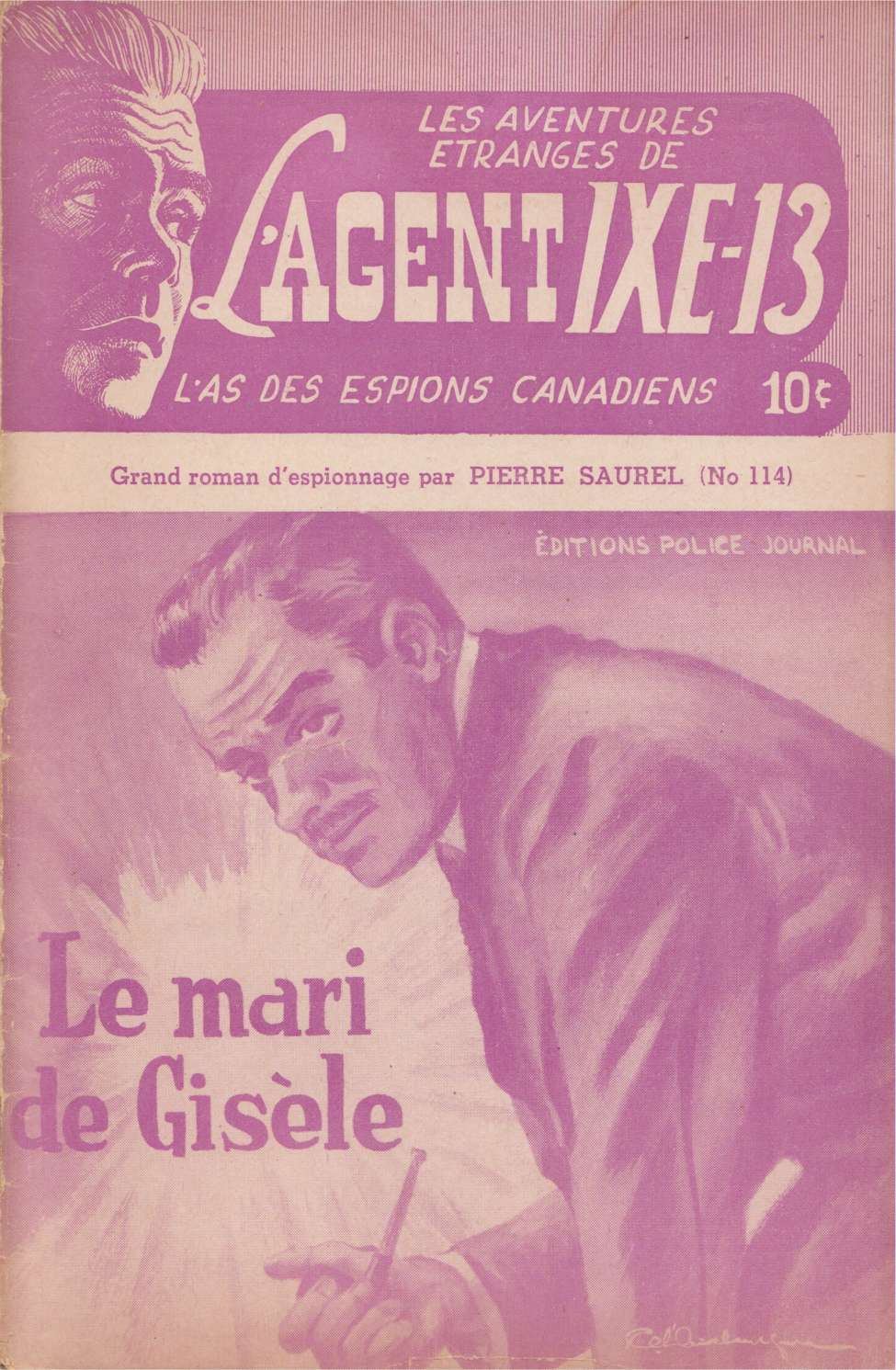 Book Cover For L'Agent IXE-13 v2 114 - Le mari de Gisèle