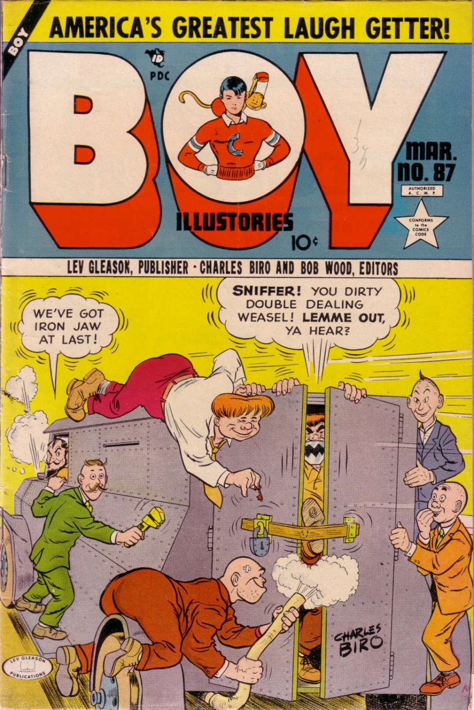 Comic Book Cover For Boy Comics 87