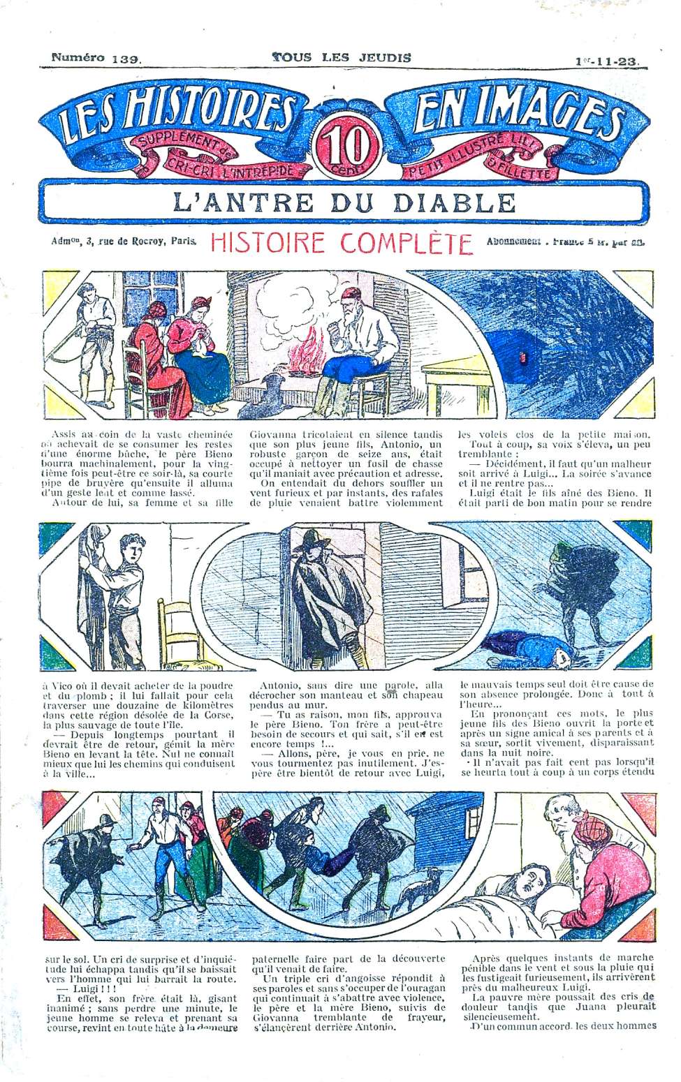 Book Cover For Les Histoires en Images 139 - L`Antre du Diable