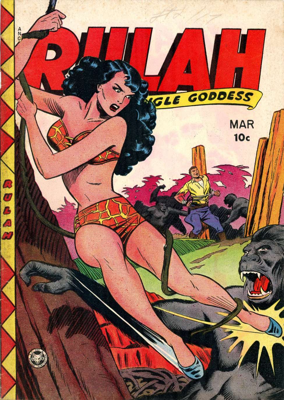 Comic Book Cover For Rulah Jungle Goddess 24