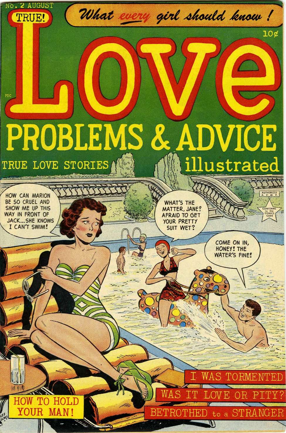 Comic Book Cover For Love Problems and Advice Illustrated 2