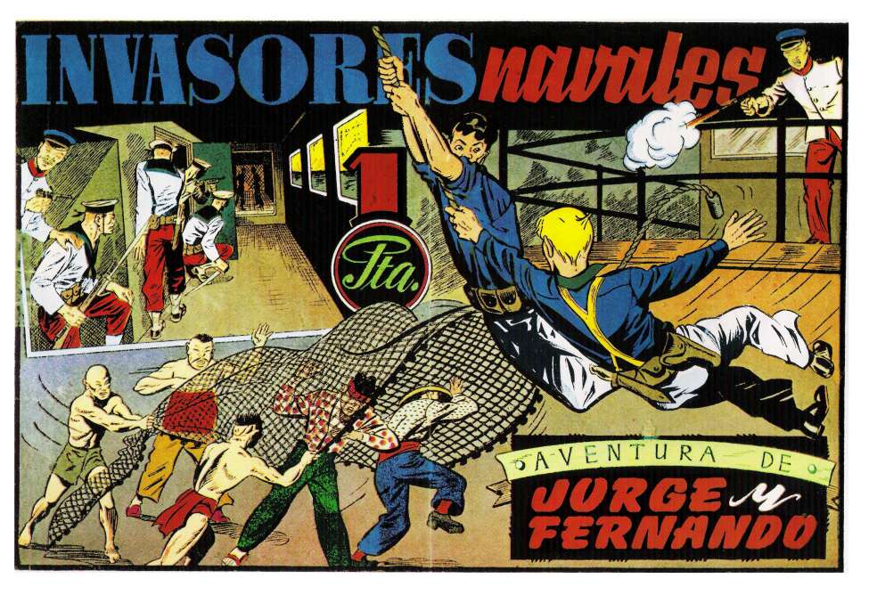 Comic Book Cover For Jorge y Fernando 55 - Invasores navales