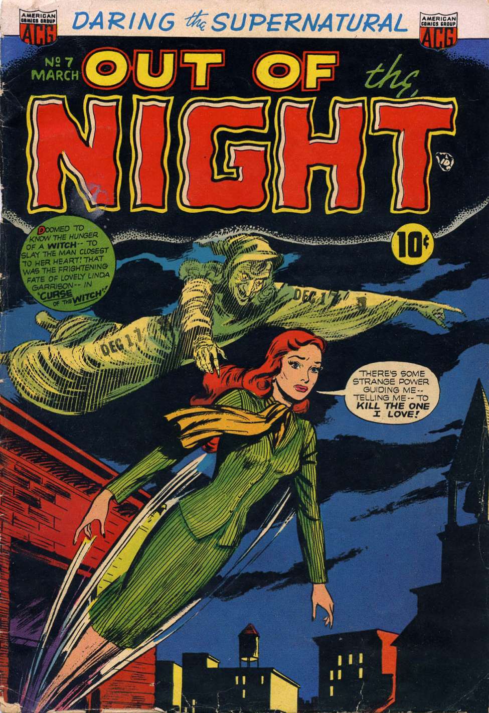 Book Cover For Out of the Night 7