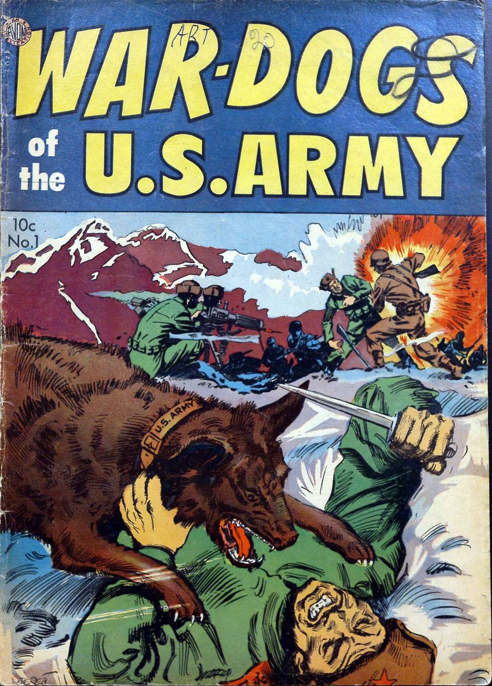 Book Cover For War Dogs of the U.S. Army 1