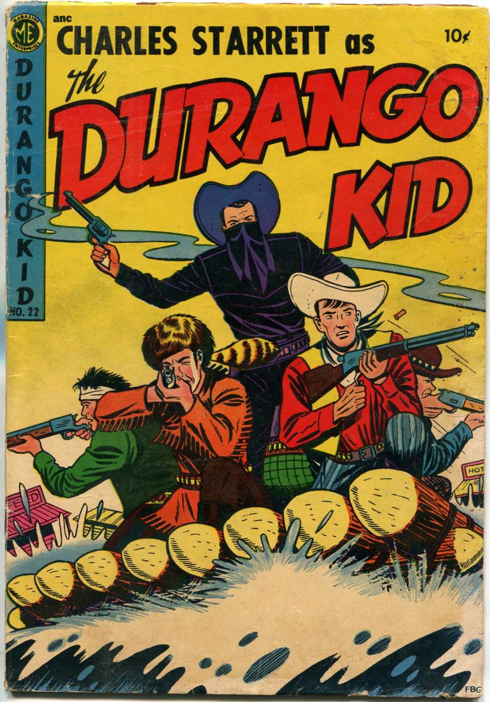 Comic Book Cover For Durango Kid 22