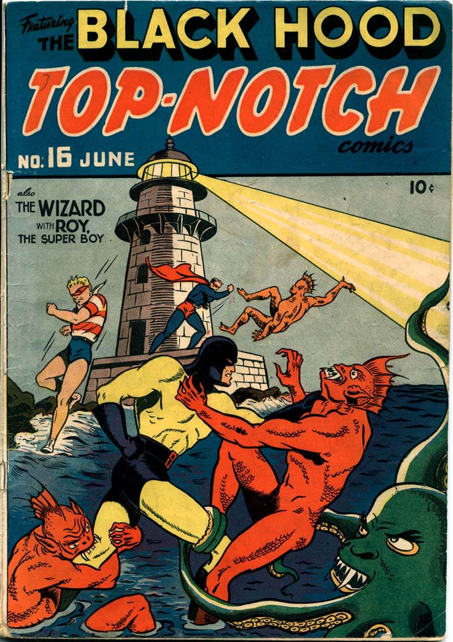 Comic Book Cover For Top Notch Comics 16