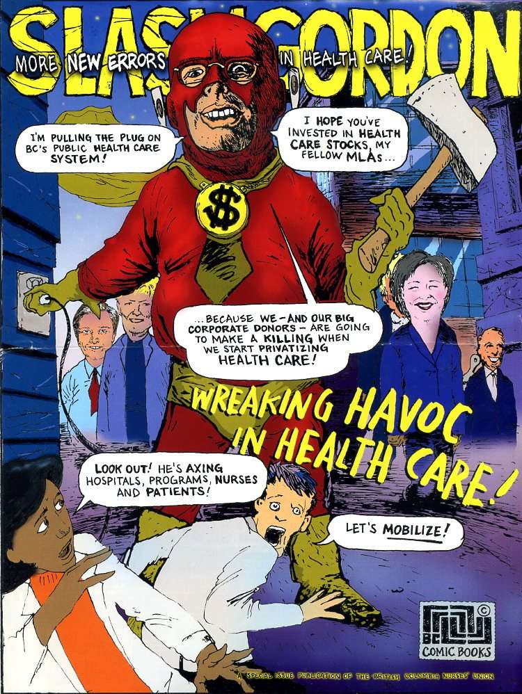 Comic Book Cover For Slash Gordon