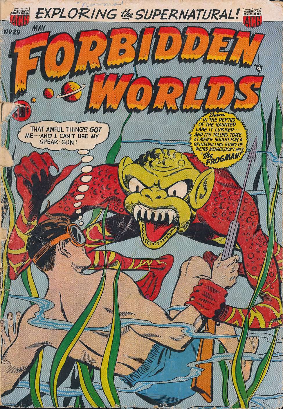 Comic Book Cover For Forbidden Worlds 29