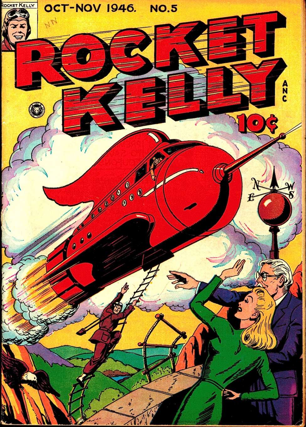 Comic Book Cover For Rocket Kelly 5
