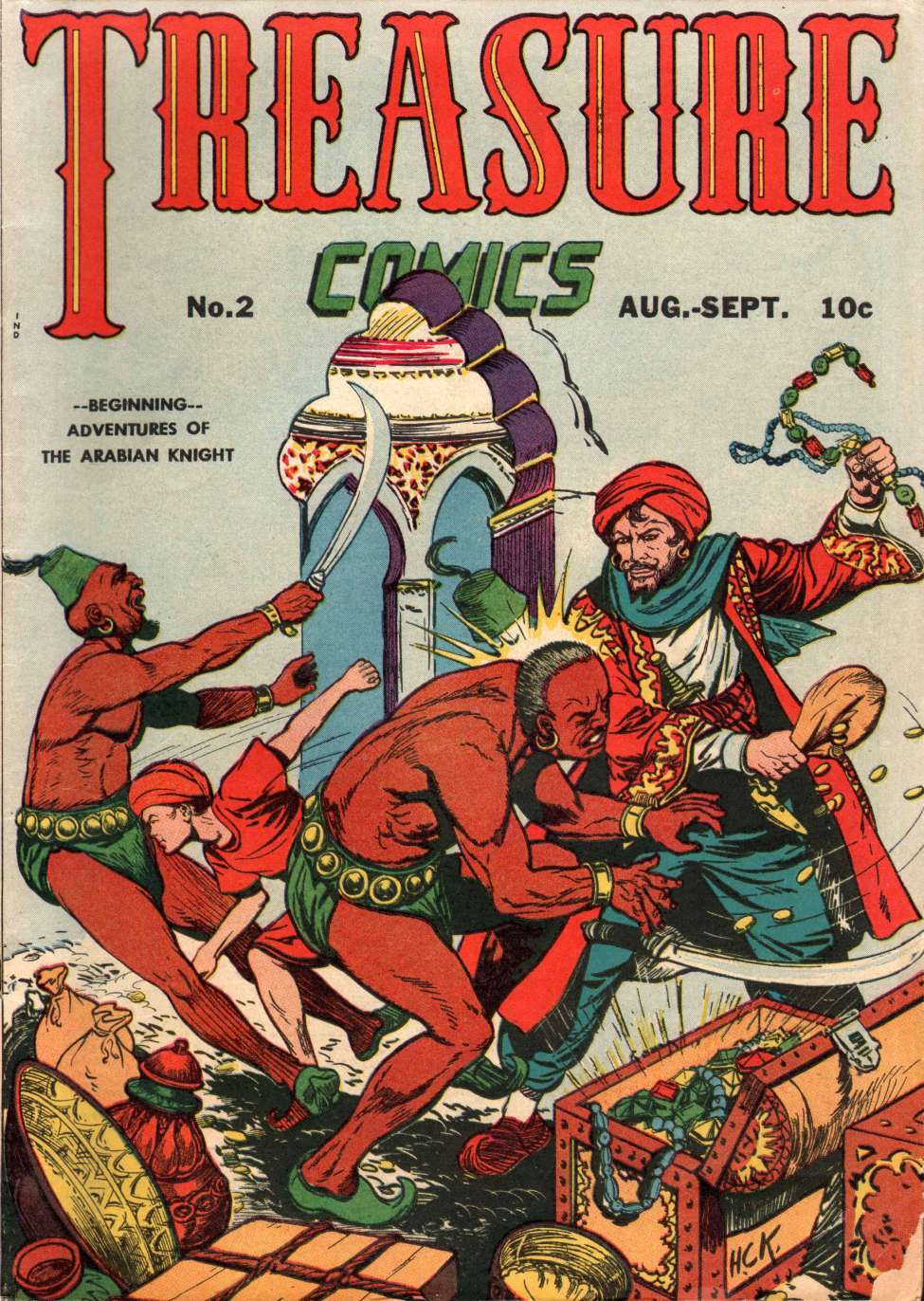 Comic Book Cover For Treasure Comics 2