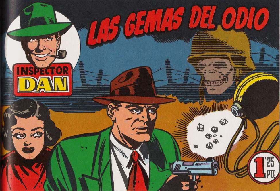 Comic Book Cover For Inspector Dan 40 - Las Gemas del Odio