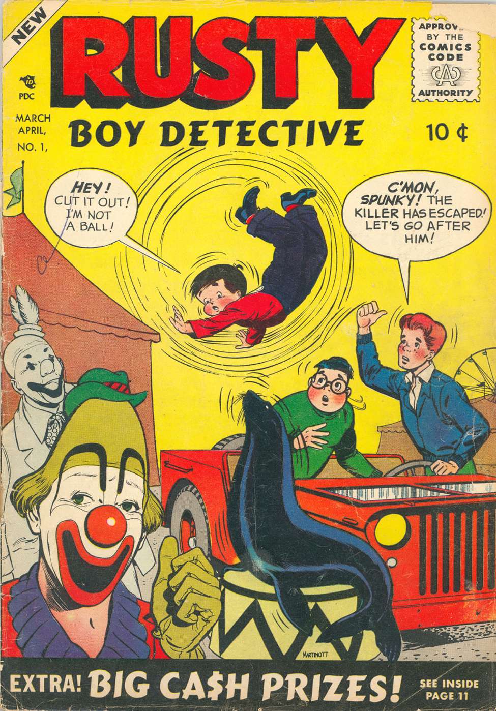 Comic Book Cover For Rusty, the Boy Detective 1
