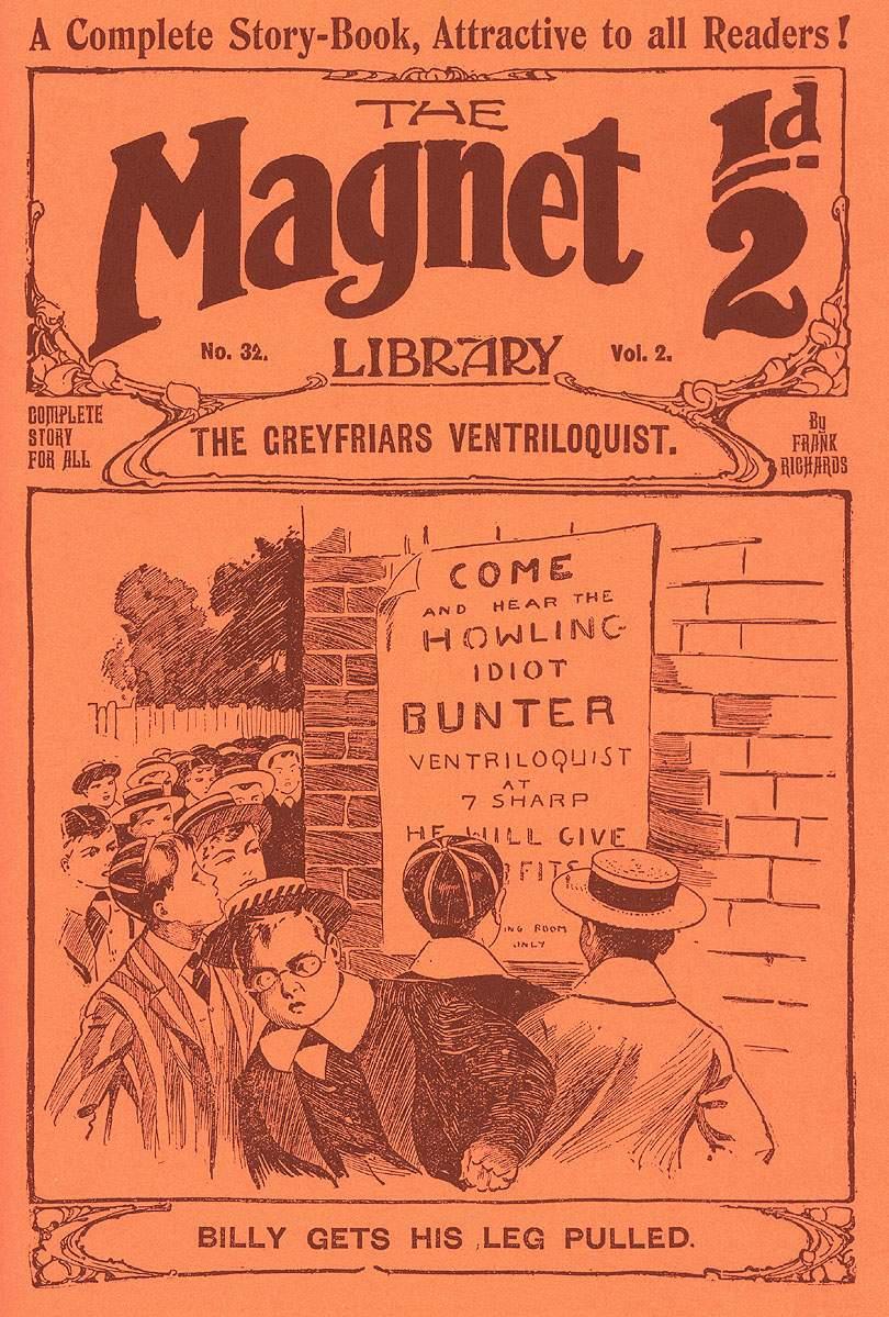 Comic Book Cover For The Magnet 32 - The Greyfriars Ventriloquist