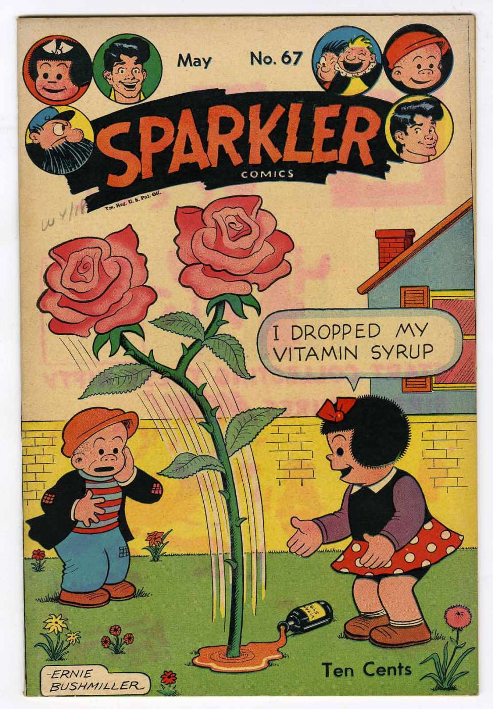 Book Cover For Sparkler Comics 67