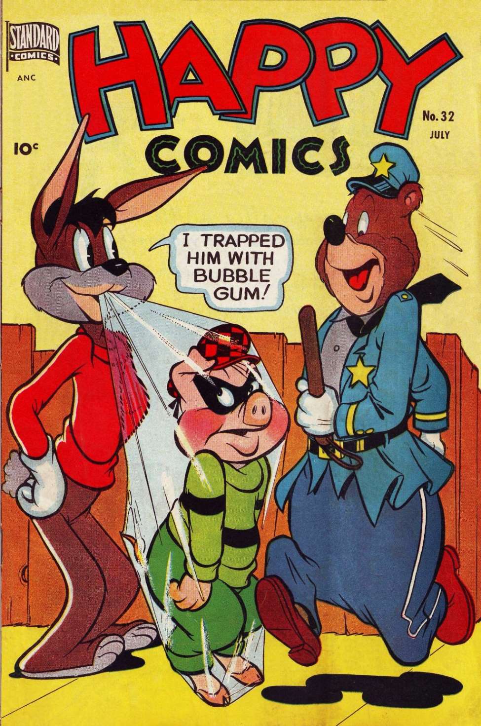 Comic Book Cover For Happy Comics 32