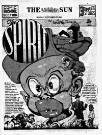 Large Thumbnail For The Spirit (1940-09-15) - Baltimore Sun (b/w)