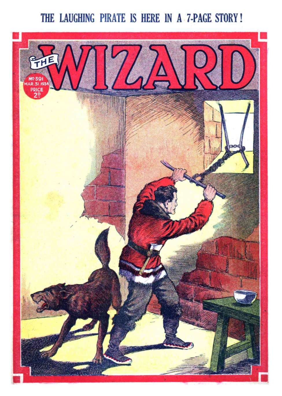 Comic Book Cover For The Wizard 591