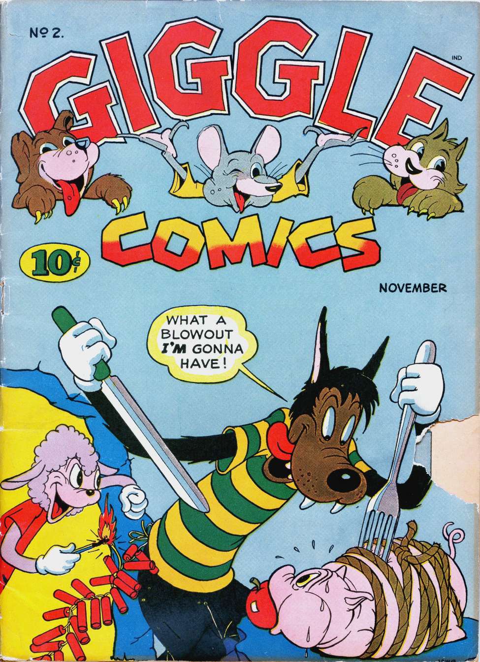 Comic Book Cover For Giggle Comics 2