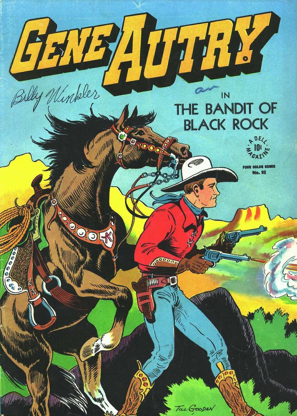 Comic Book Cover For 0093 - Gene Autry