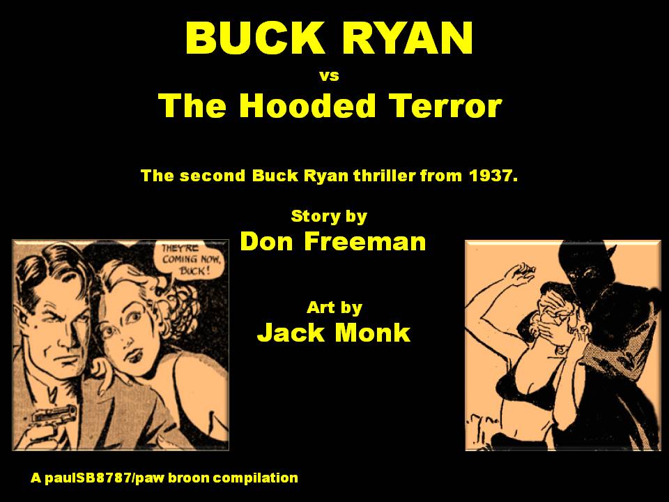 Comic Book Cover For Buck Ryan 2 - The Hooded Terror