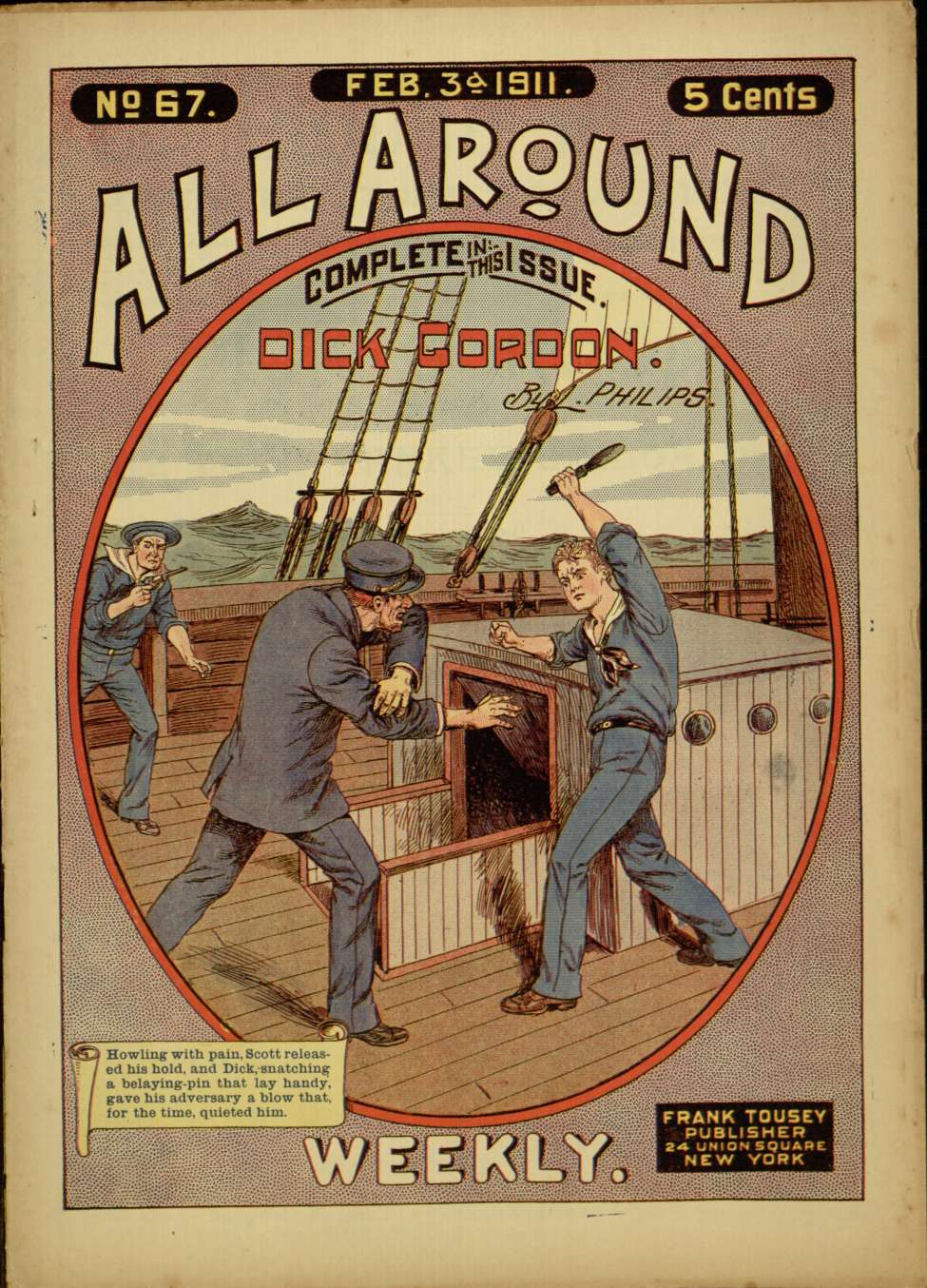 Book Cover For All Around Weekly 67 - Dick Gordon