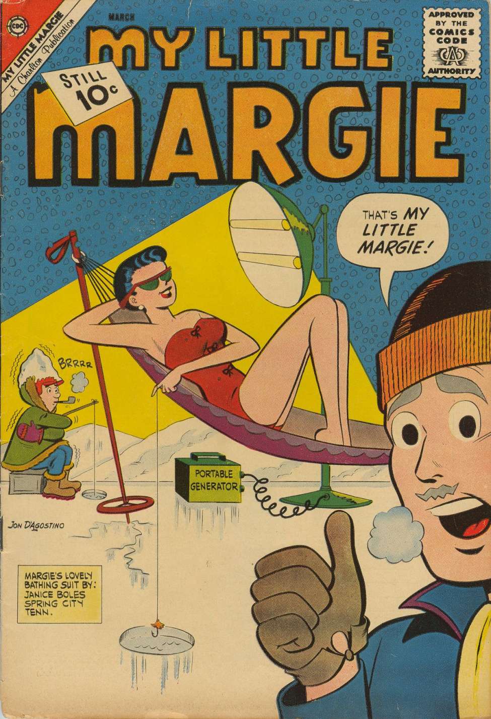 Comic Book Cover For My Little Margie 40