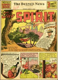 Large Thumbnail For The Spirit (1940-07-07) - Detroit News