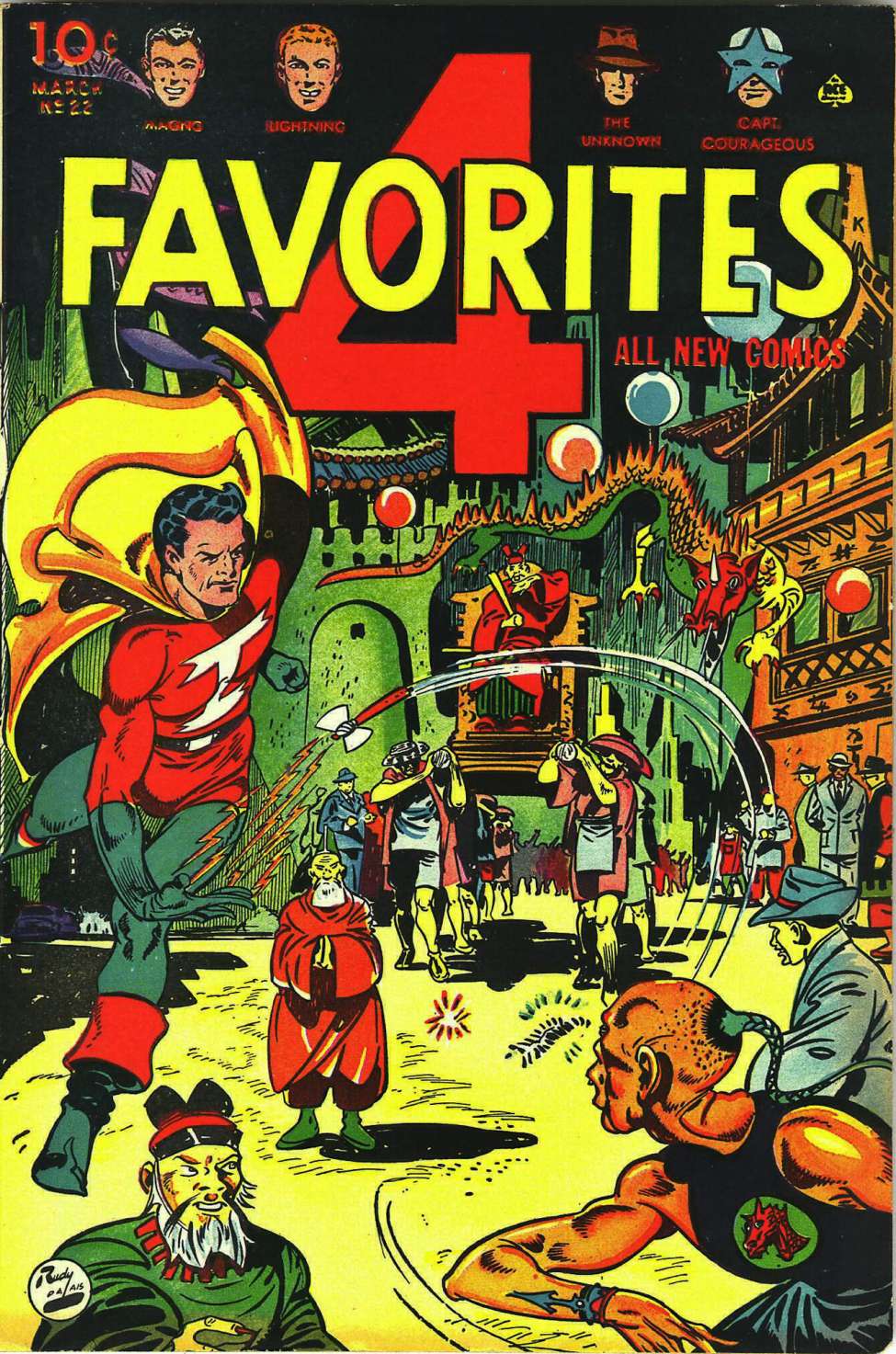 Comic Book Cover For Four Favorites 22 (alt) - Version 2