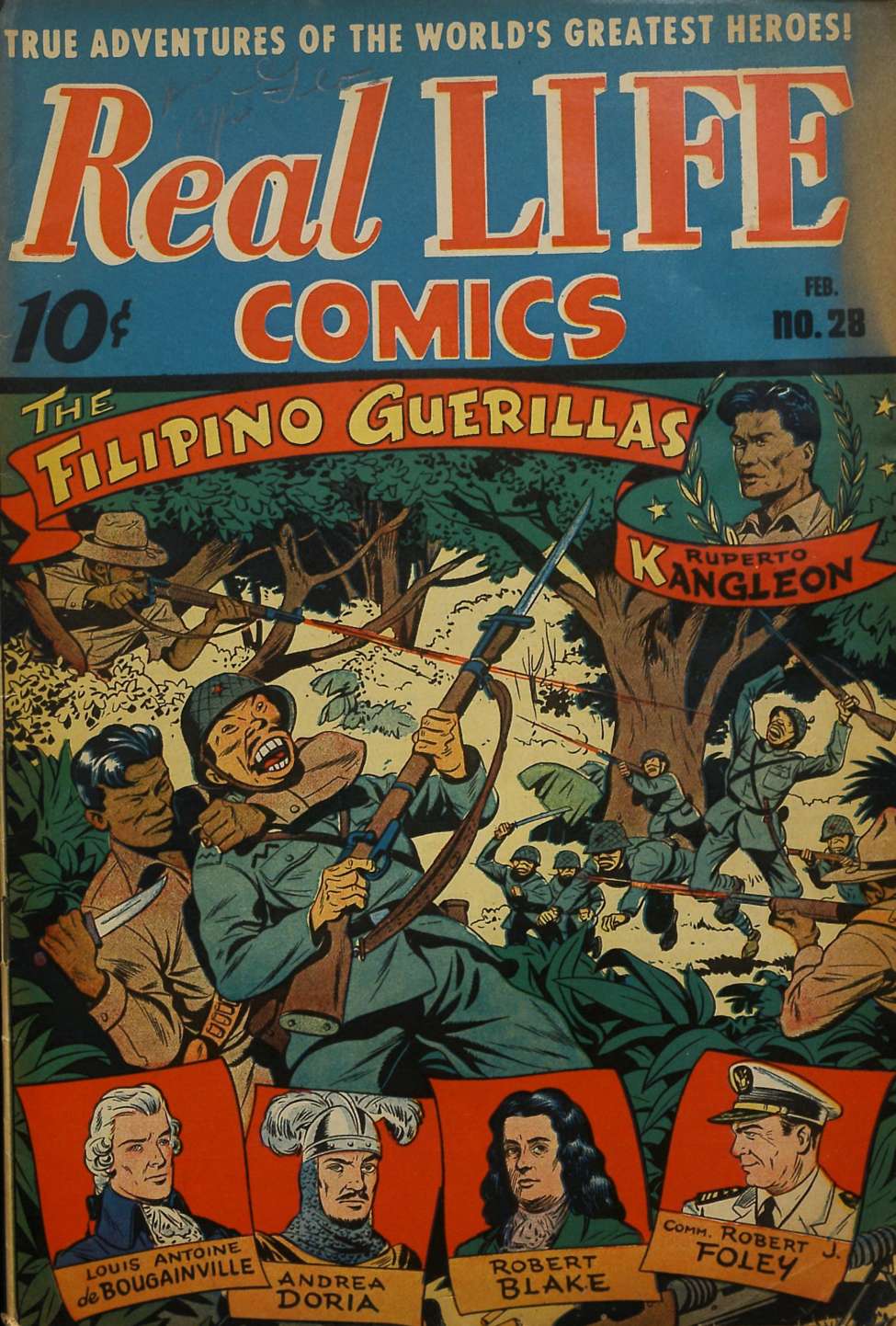 Comic Book Cover For Real Life Comics 28