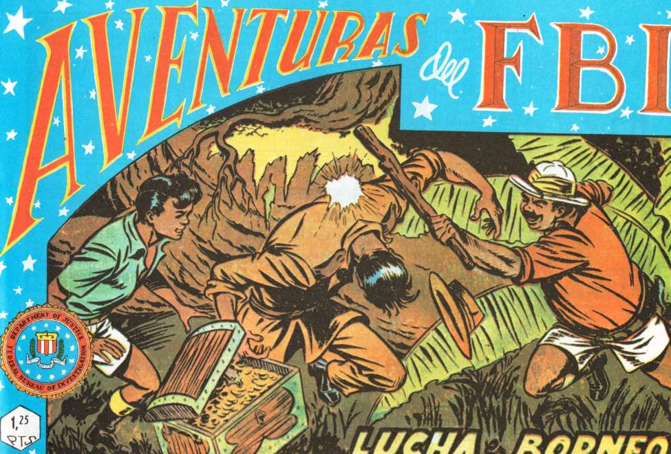 Comic Book Cover For Aventuras del FBI 16 Lucha en Borneo