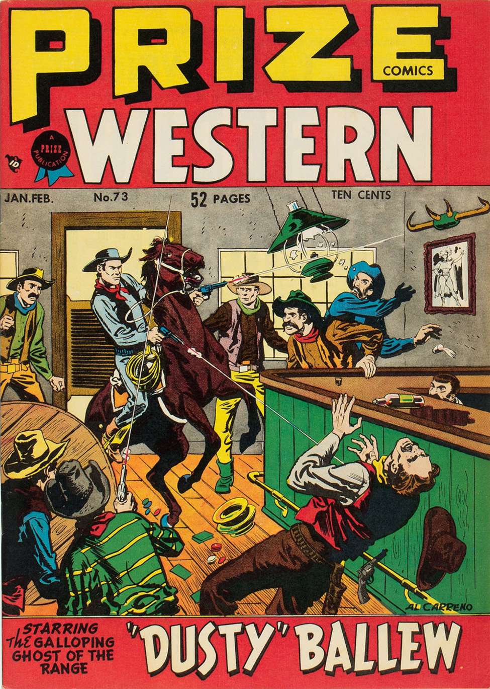 Book Cover For Prize Comics Western 73