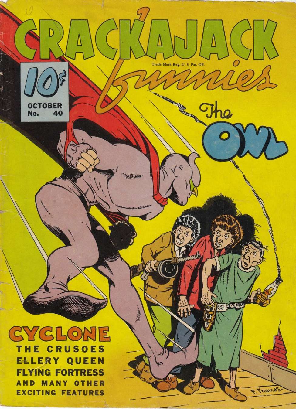 Comic Book Cover For Crackajack Funnies 40