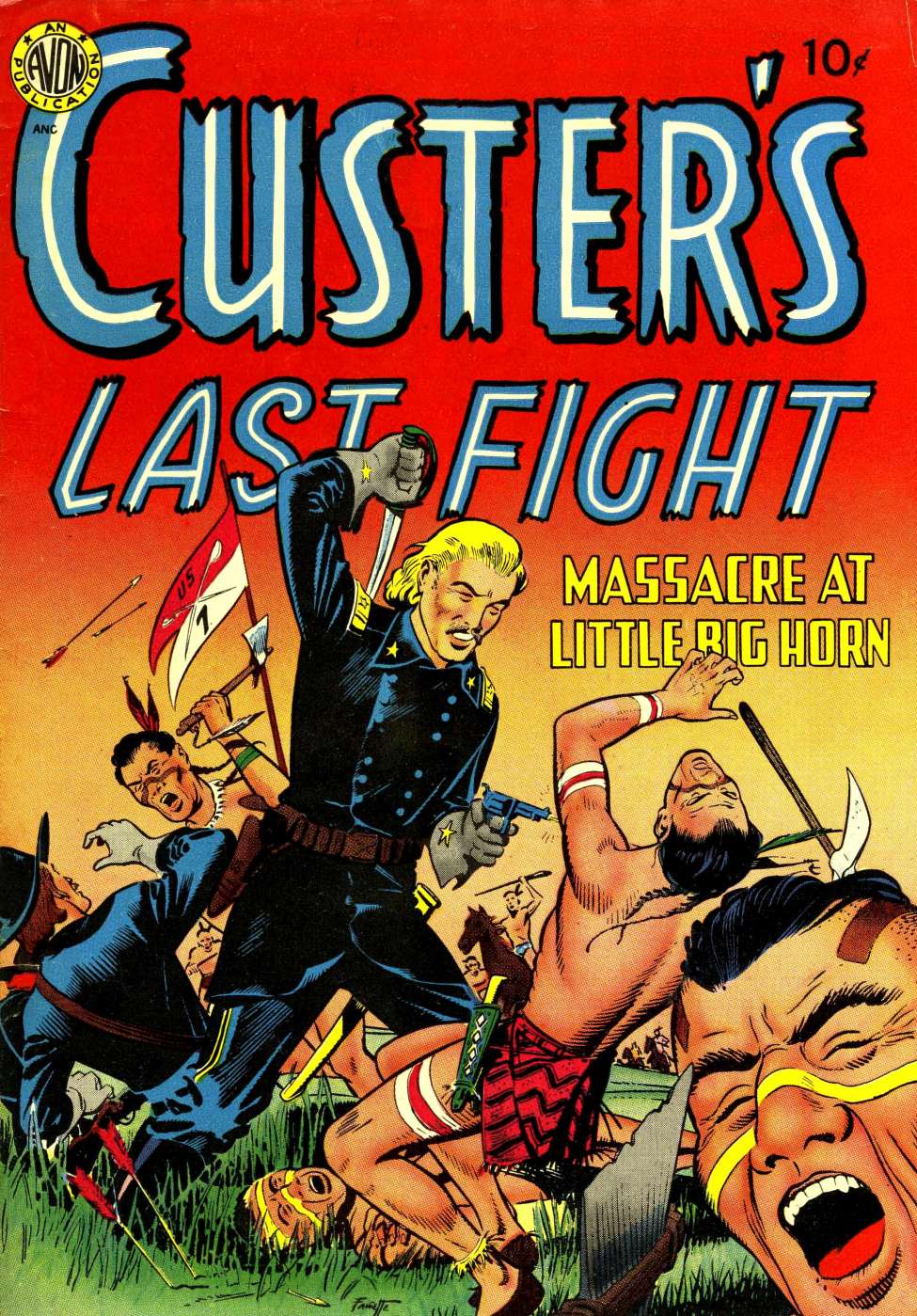 Comic Book Cover For Custer's Last Fight (nn)