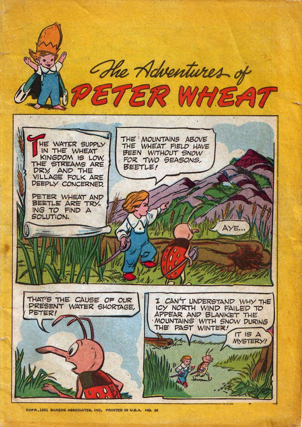 Comic Book Cover For The Adventures of Peter Wheat 38