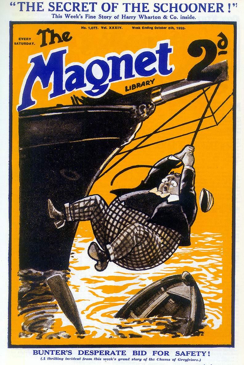 Book Cover For The Magnet 1077 - The Secret of the Schooner!