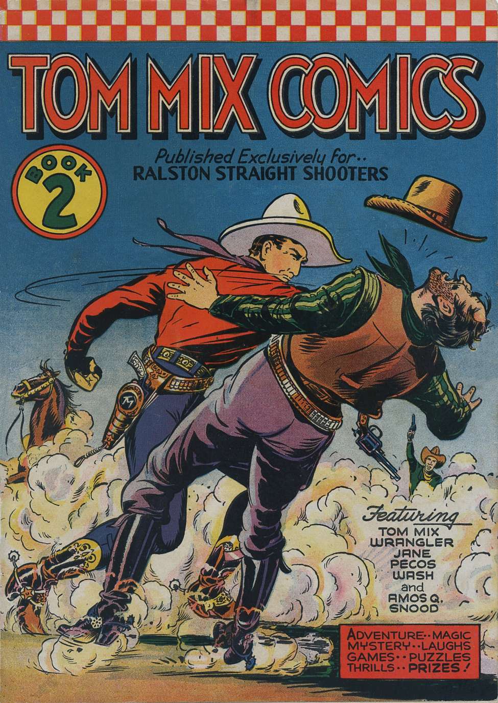 Book Cover For Tom Mix Comics 2