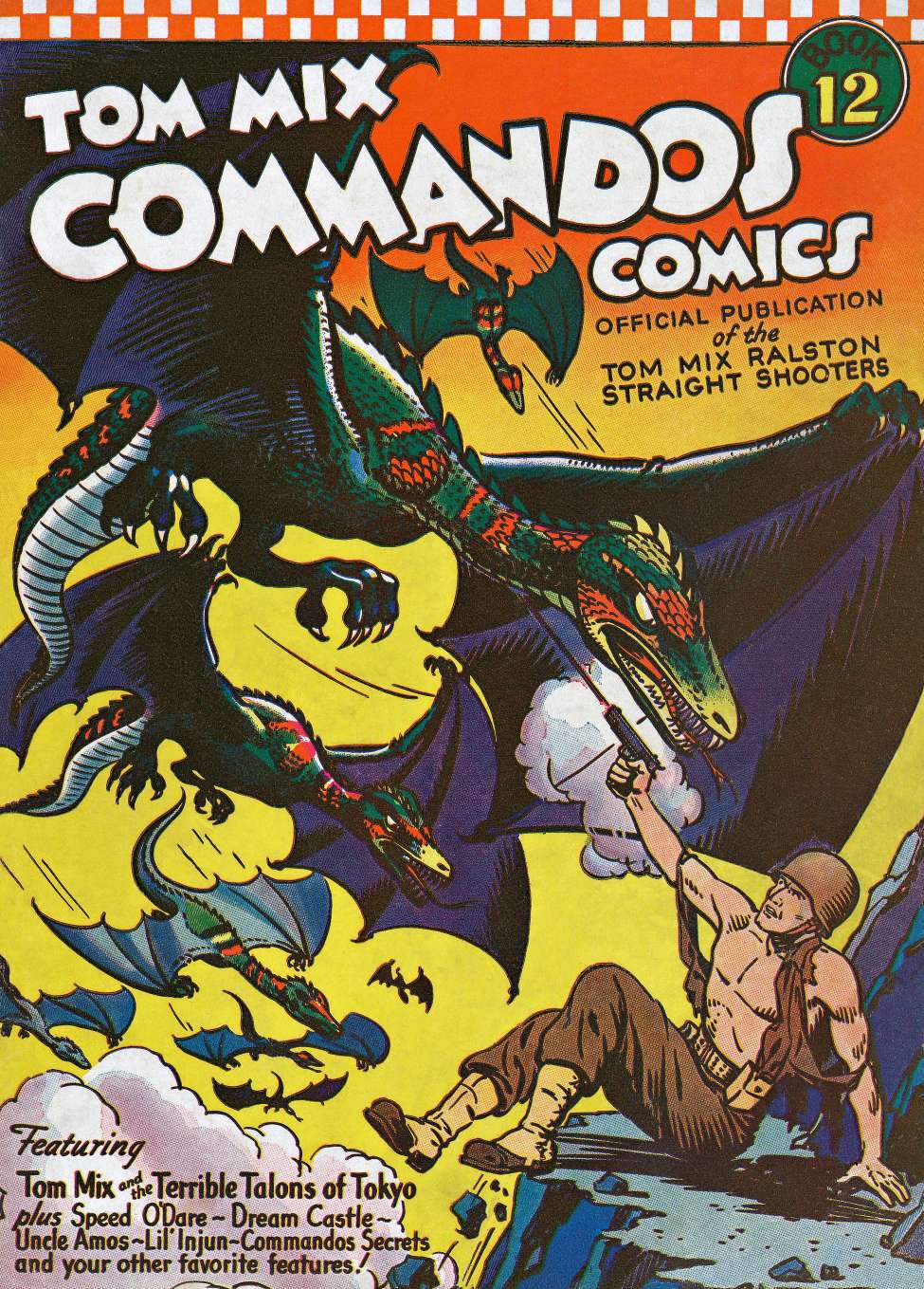 Book Cover For Tom Mix Commandos Comics 12